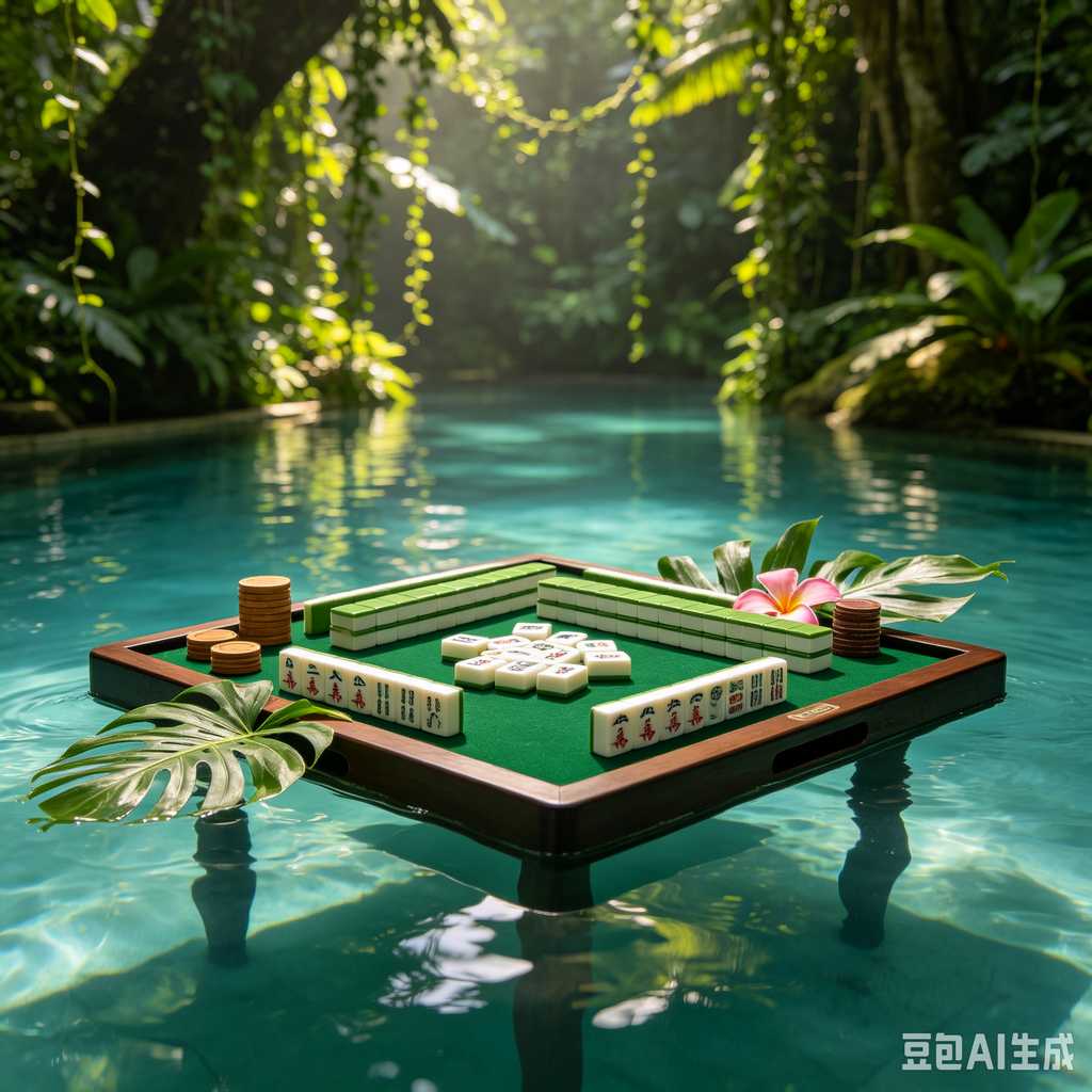 blue crystal mahjong set